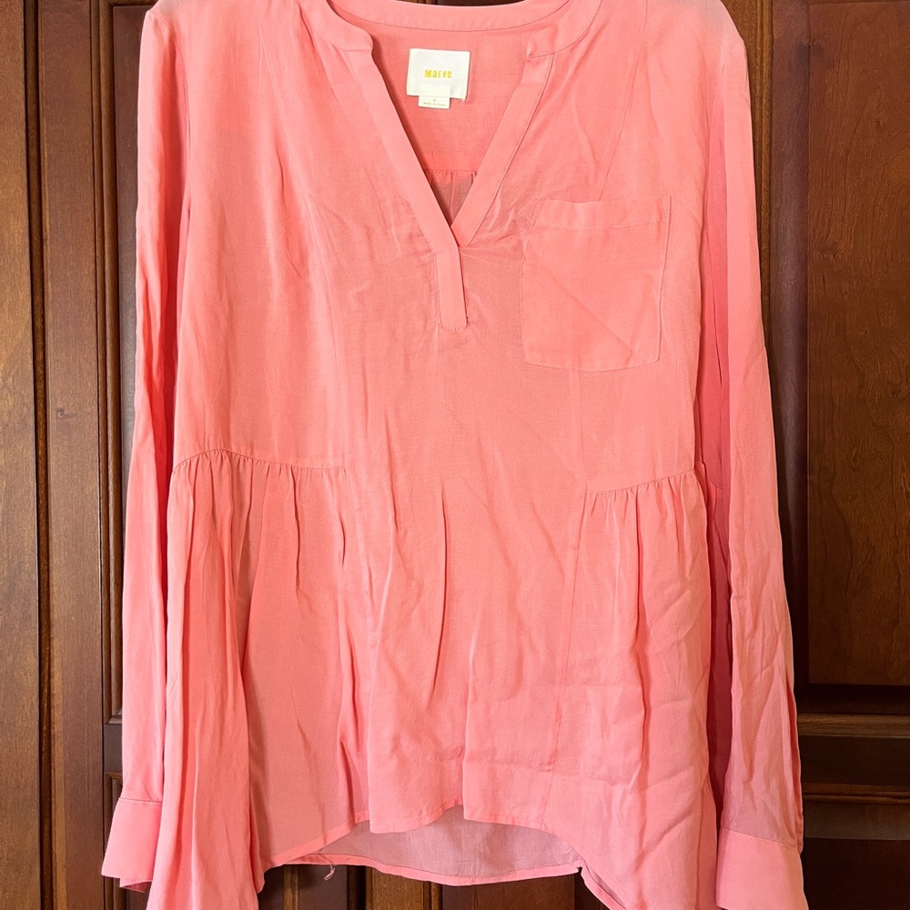 Anthropology Maeve V-Neck Women's Top